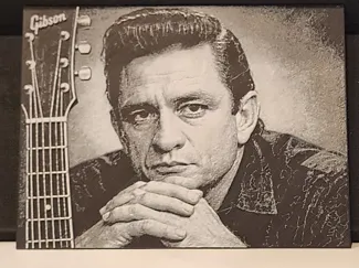 Johnny Cash Hueforge