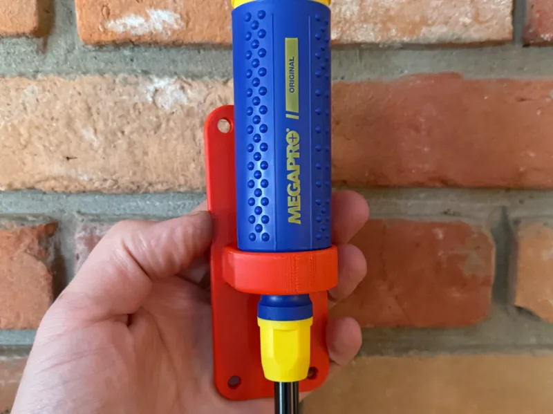 Wall mount for MEGAPRO multi screwdriver