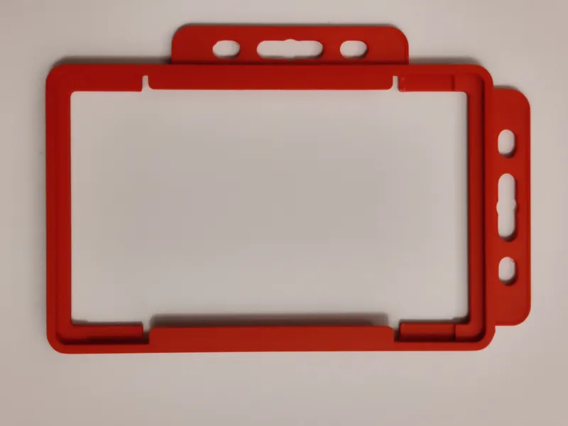 Keycard / ID Card Holder, Front and Back visible