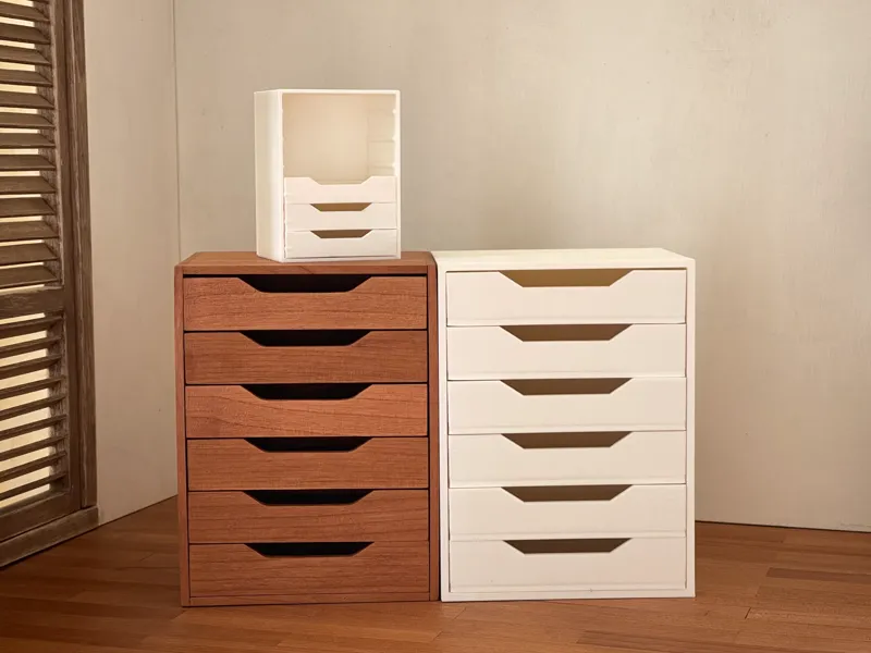 Dollhouse drawer cabinet storage cabinet
