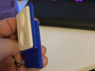 Magnetic fidget slider (8x2 magnets, no AMS)