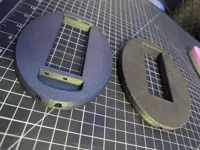 No feet Req. 0.16mm layer, 3 walls, 15% infill,