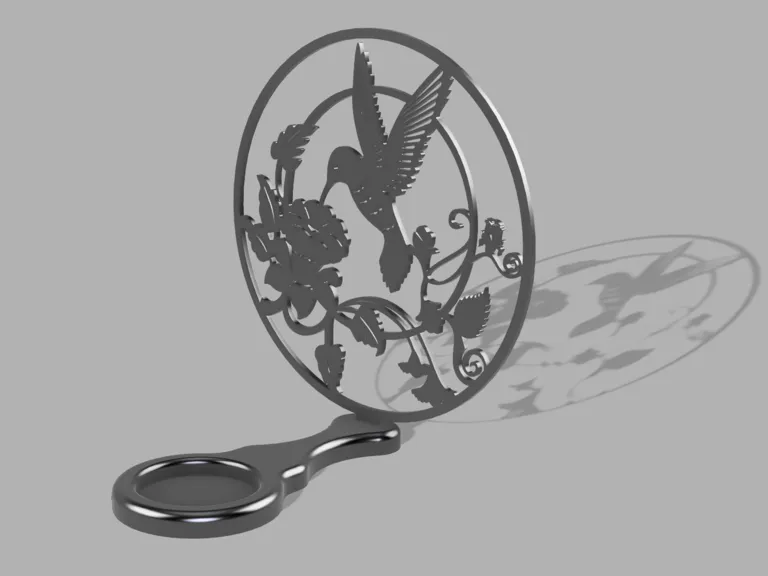 Hummingbird Candle Holder
