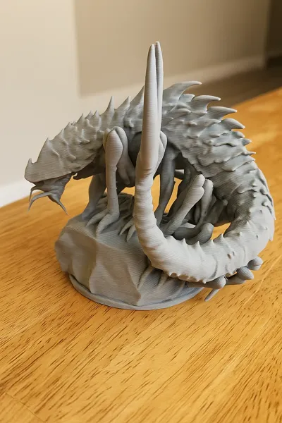 Damaged Chasmfiend fighting shardplate warrior by UGACUROJ MakerWorld ...