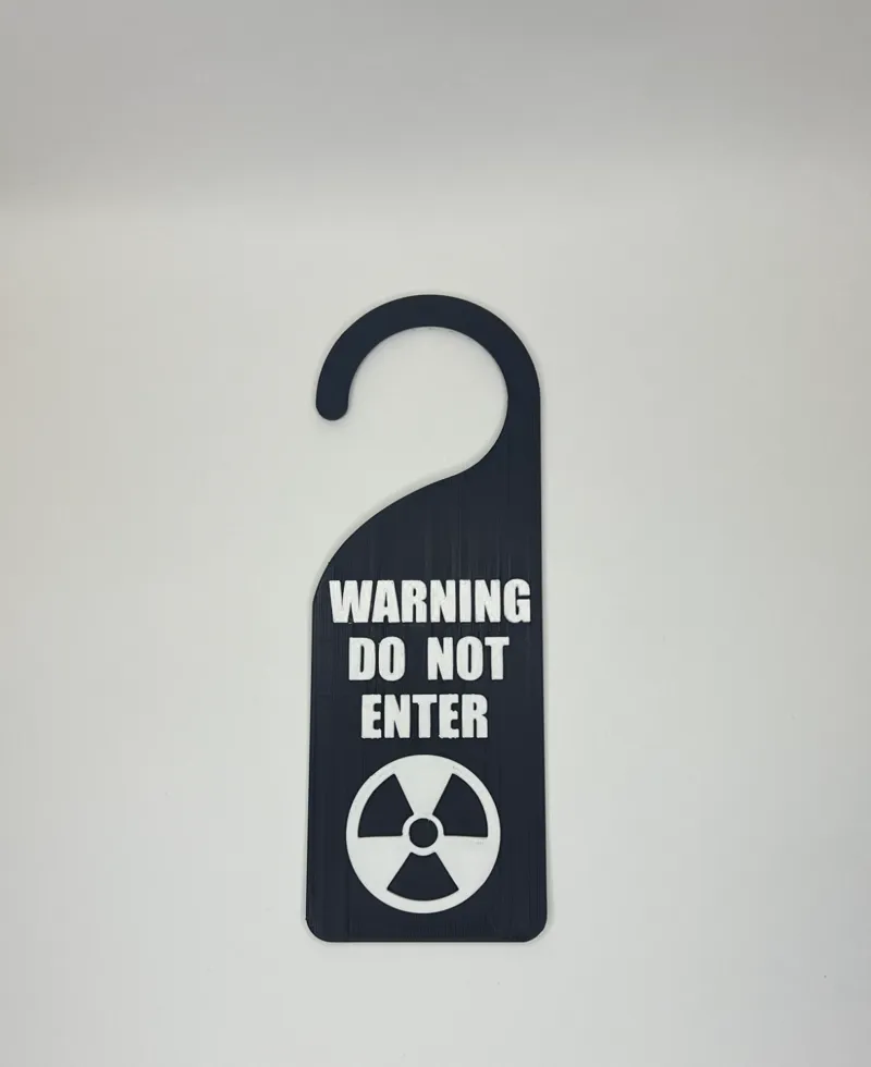 Doorknob Hanger (WARNING)
