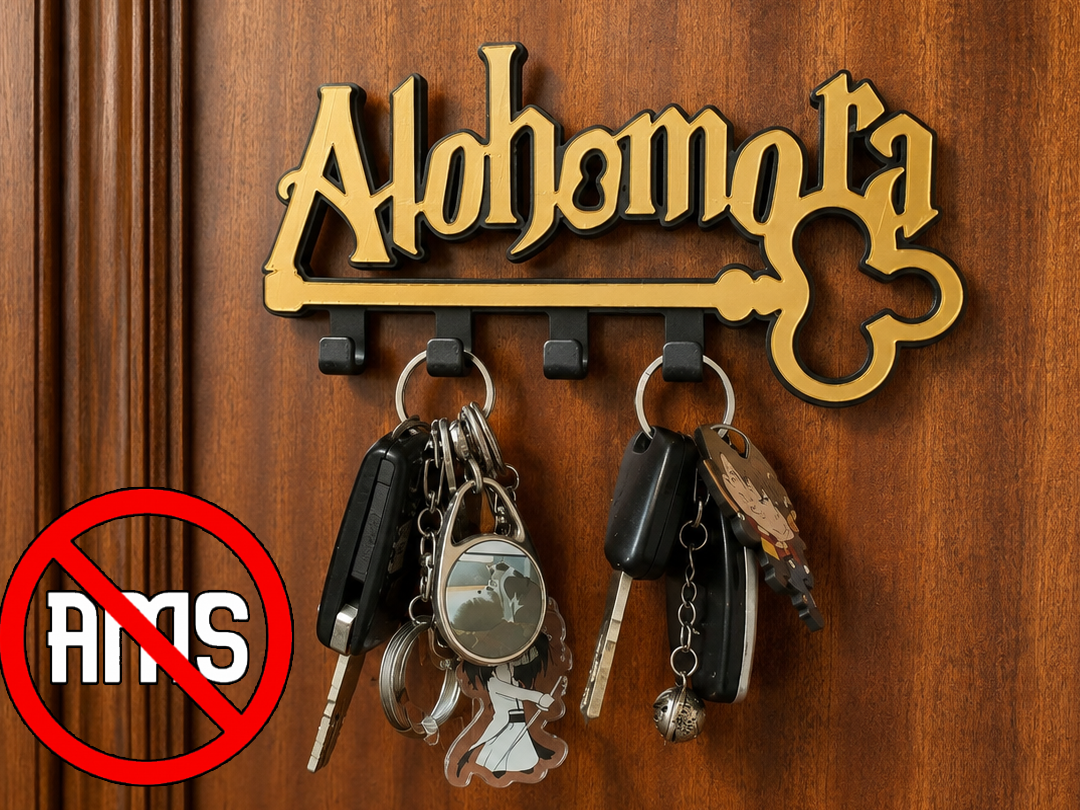 Alohomora – Magical Key Holder (No AMS Needed) 3D model