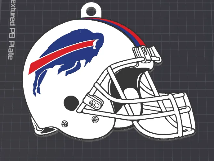 Buffalo Bills Oversized Helmet Necklace