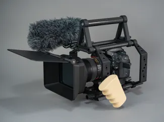 DSLR cage/rail rig with Matte box