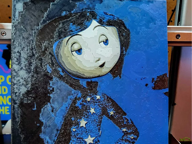 Coraline Fan Art Hueforge