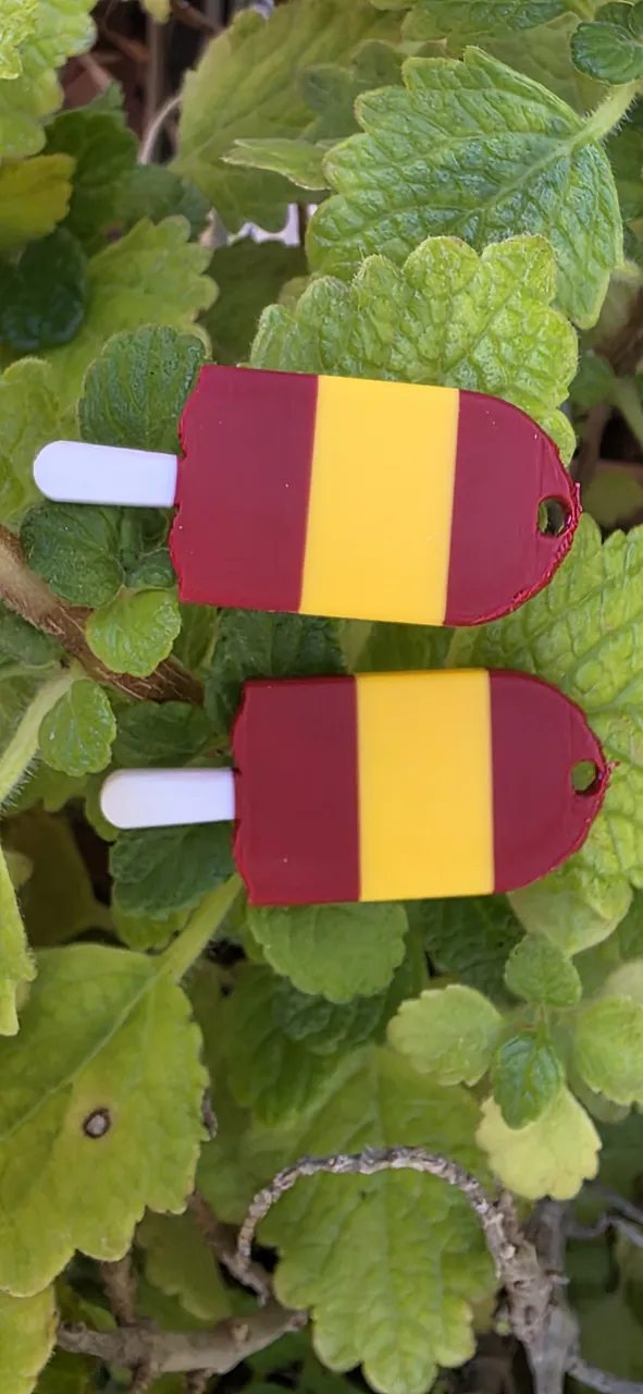 Pendientes helados bandera España view 3