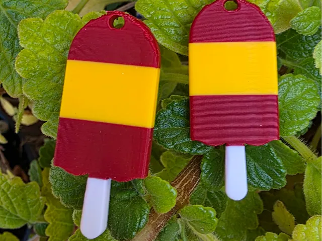 Pendientes helados bandera España