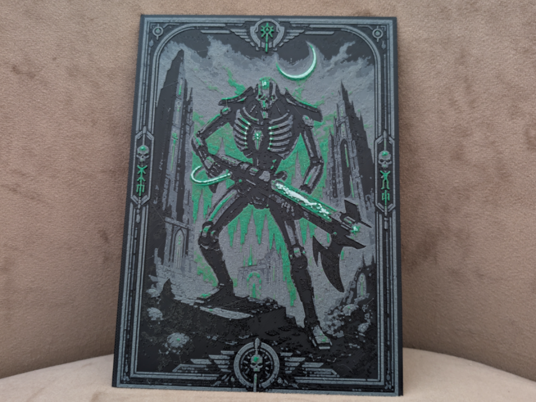 Necron Warrior inspired HueForge