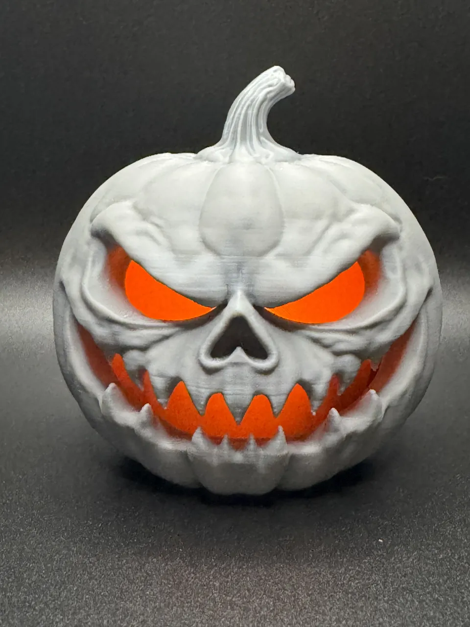 Glowing Jack-O-Lantern view 3