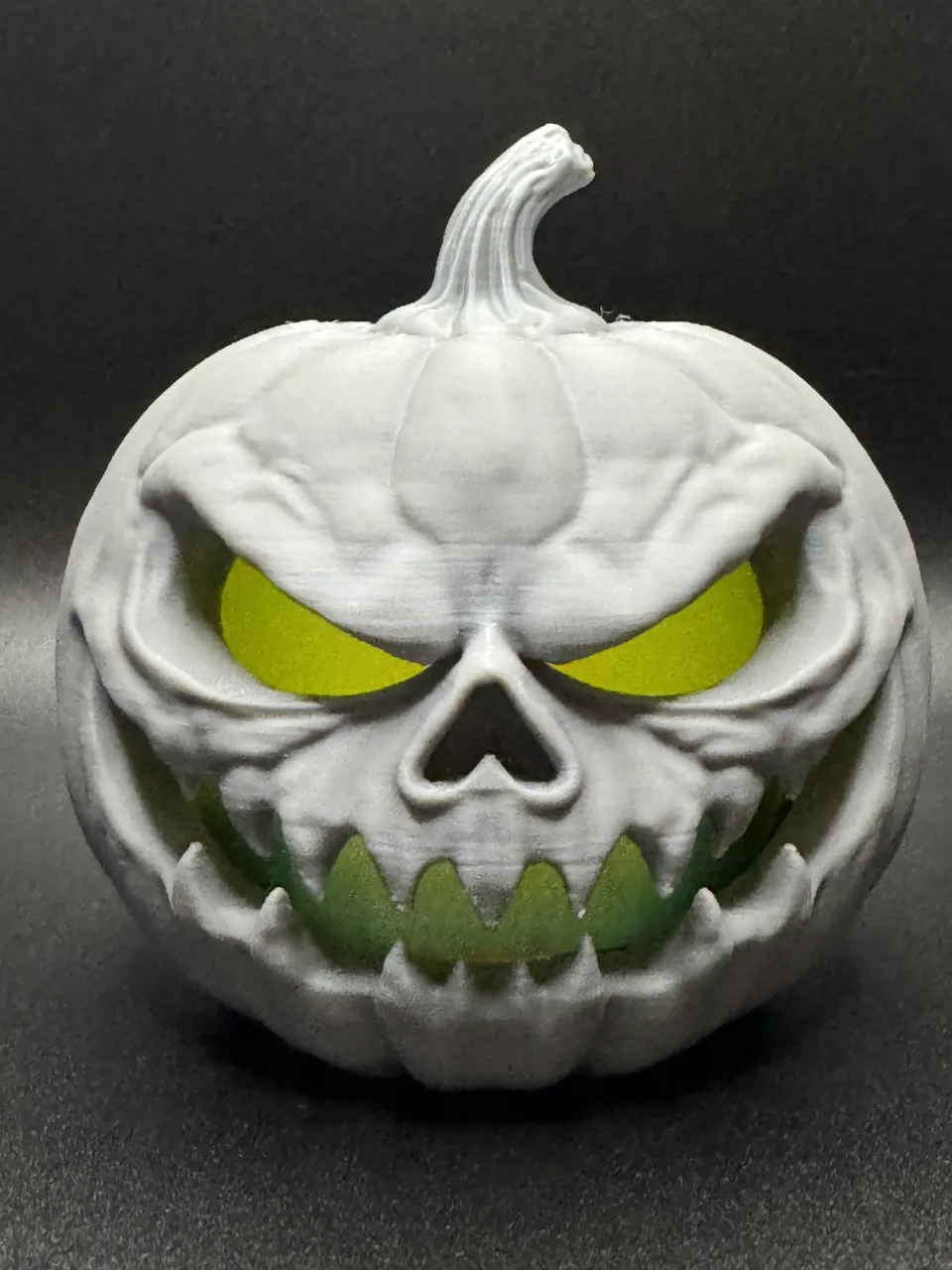 Glowing Jack-O-Lantern view 4