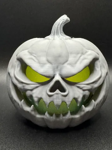 Glowing Jack-O-Lantern view 4