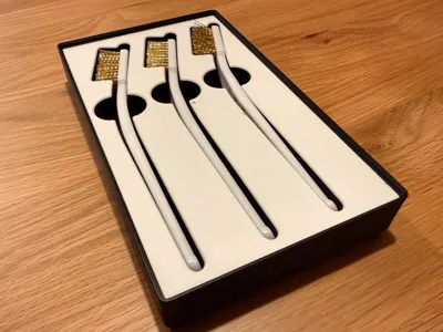 Brass Wire Brush Holder - Gridfinity
