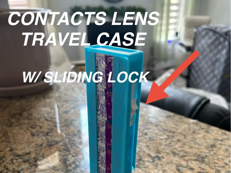 Contacts Lens Travel Case