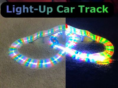 FlexaTrack Light-Up Car Track