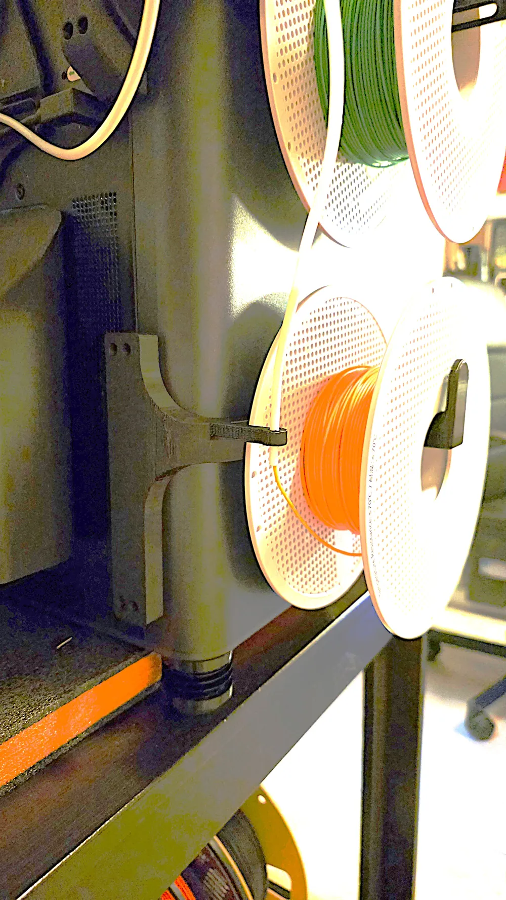 Lower Side Spool Holder - Use existing holes - Free 3D Print Model ...