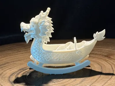 Dragon Boat Rocker Hamster Toy