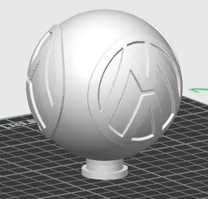 VW logo Christmas Ball