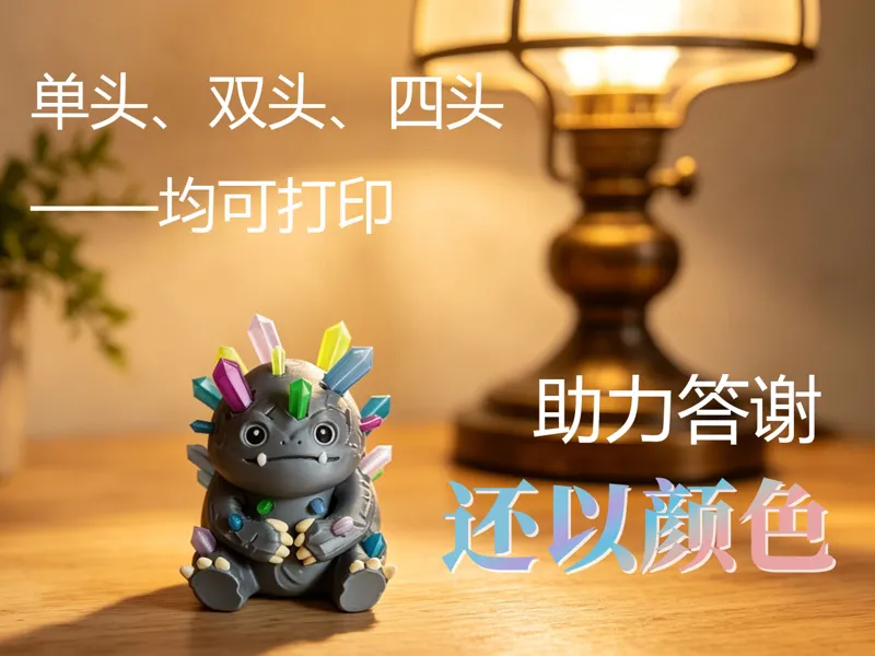 【木公造物】小石头怪 水晶怪  多色打印 分色打印 助力答谢