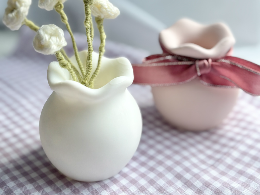 Puffy Bloom Vase | Mini Flower Vase