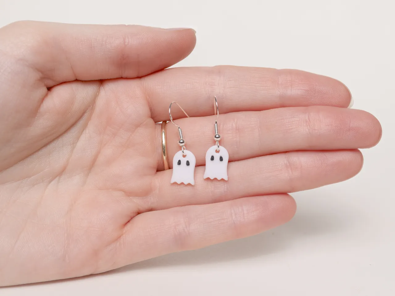 Halloween Ghost Earrings view 2