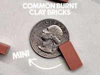 1:12 Scale Common Clay Brick[s]