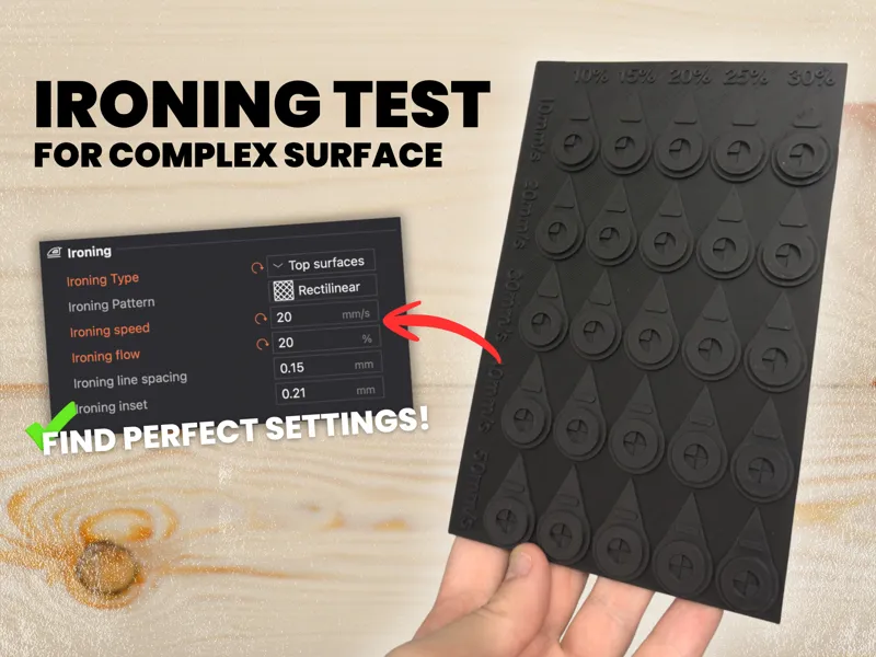 Ironing Test for Complex Surfaces