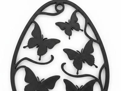 Easter Egg Butterfly