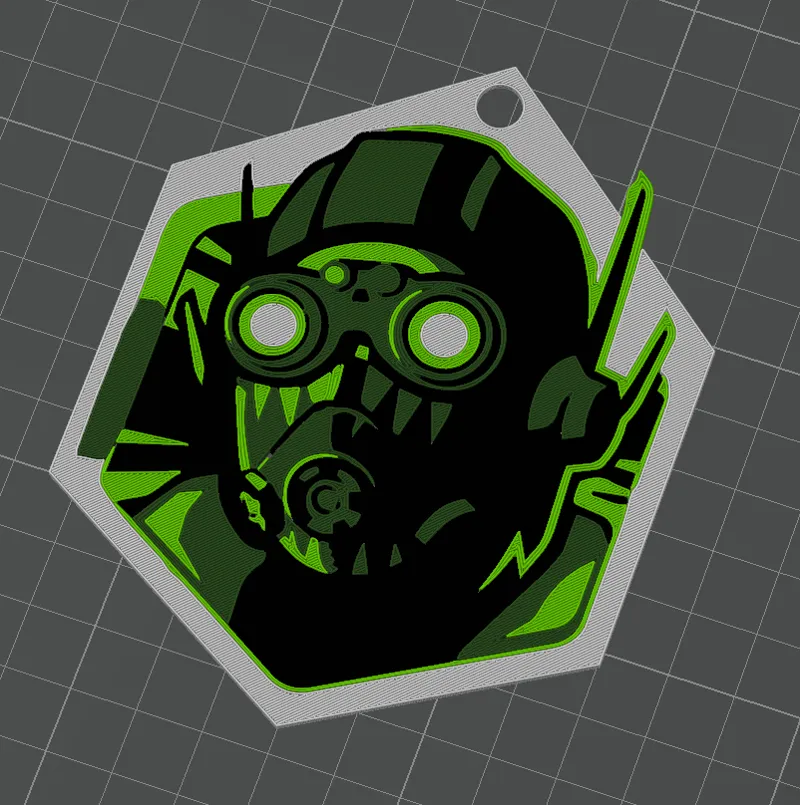 Apex Legends Octane keychain