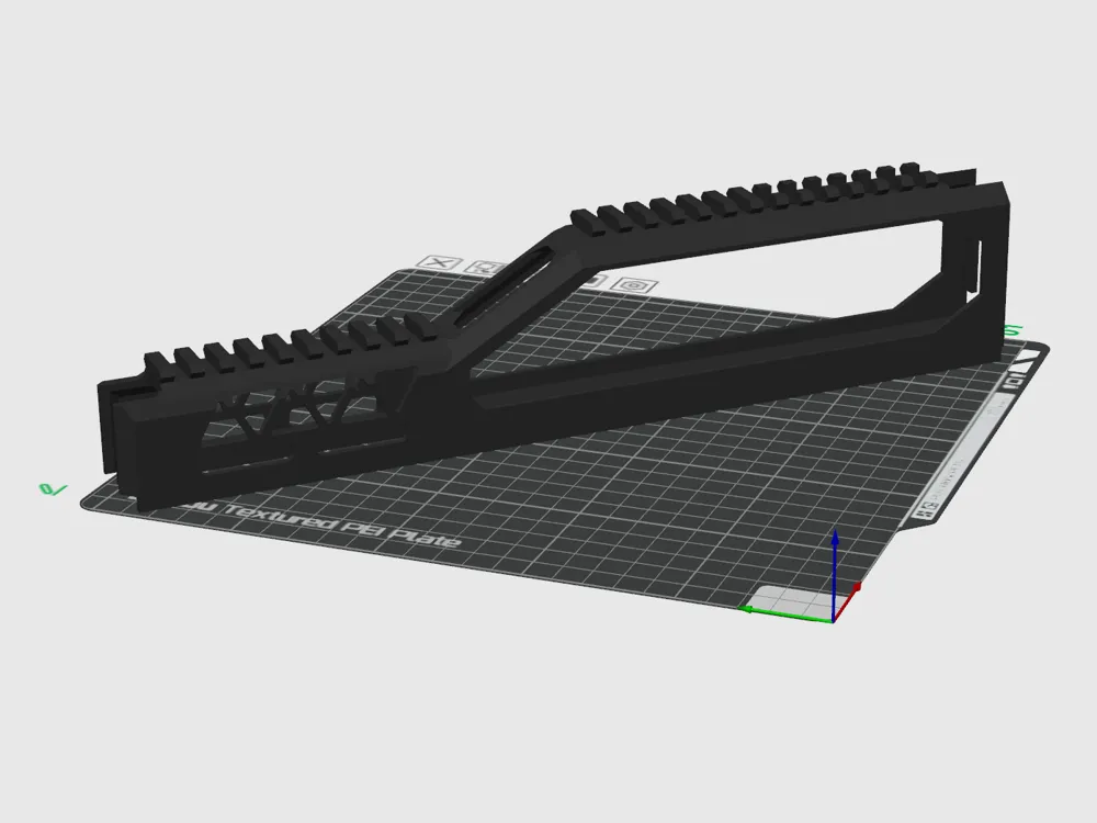 破魔弓 bf qbz95-1 长弓握把，带M-LOK 和20毫米导轨- 免费3D 打印模型- MakerWorld