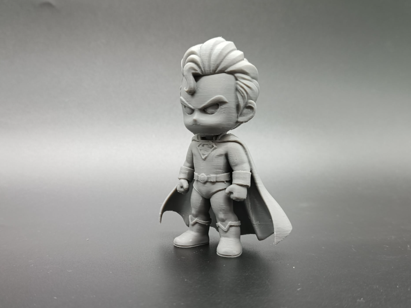 Cute Chibi Superhero Superman - Man of Steel