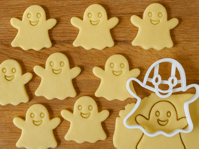 Cute ghost cookie cutter