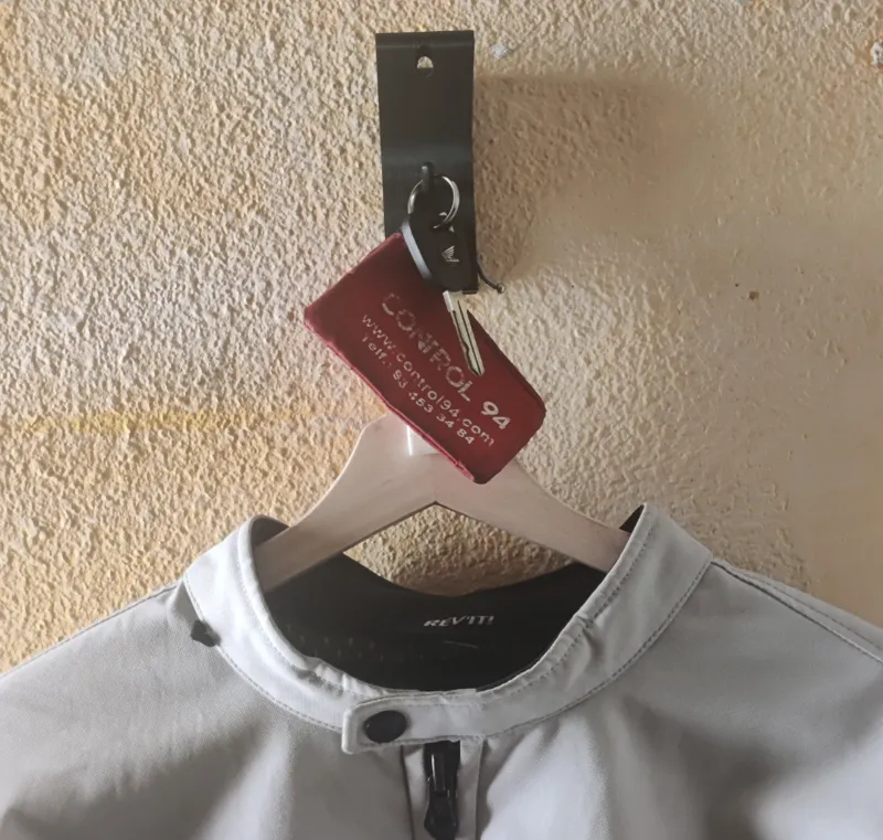Hanger for motorcycle equipment