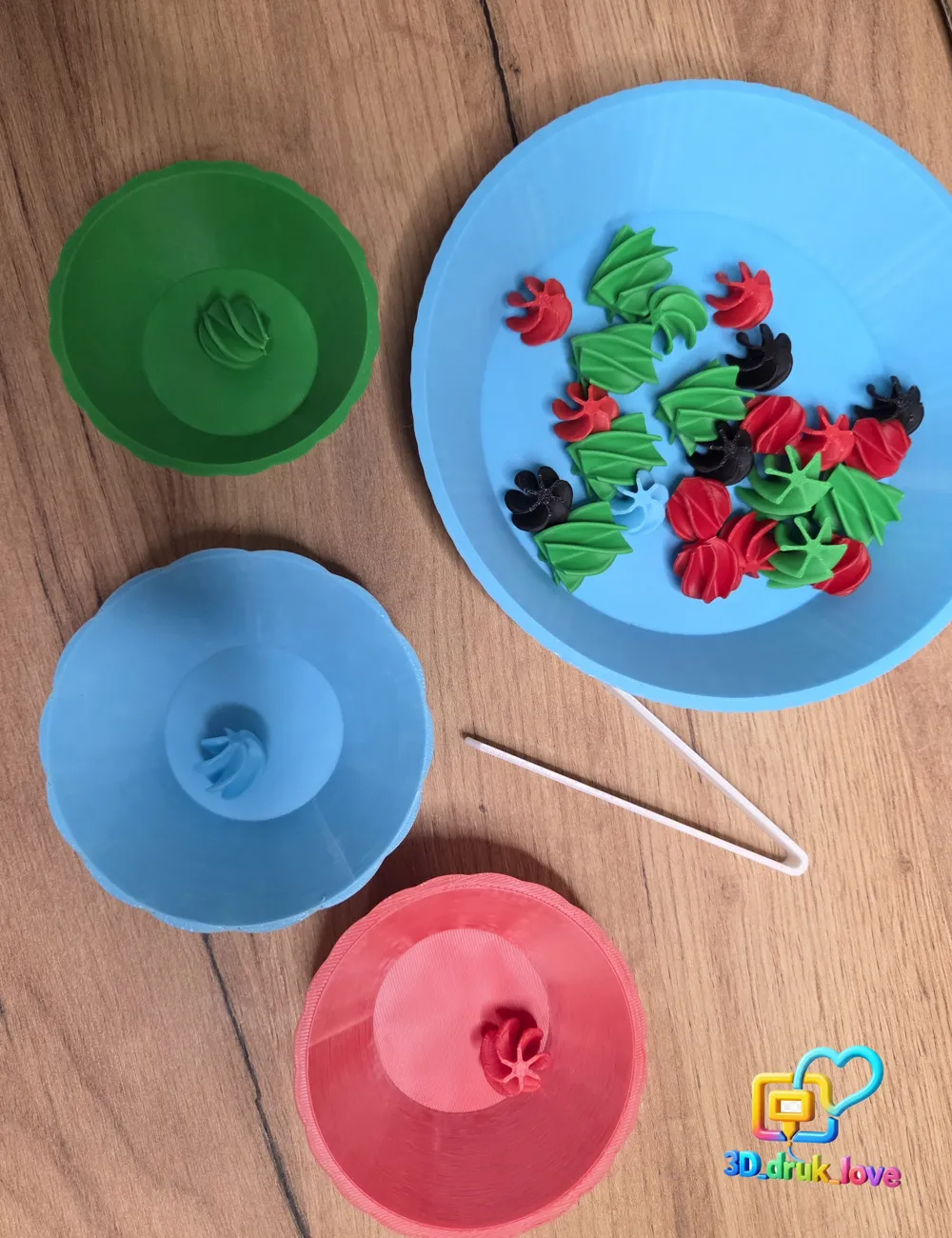 Sensory Sorting Game – Fine Motor Skill Toy - Free 3D Print Model ...