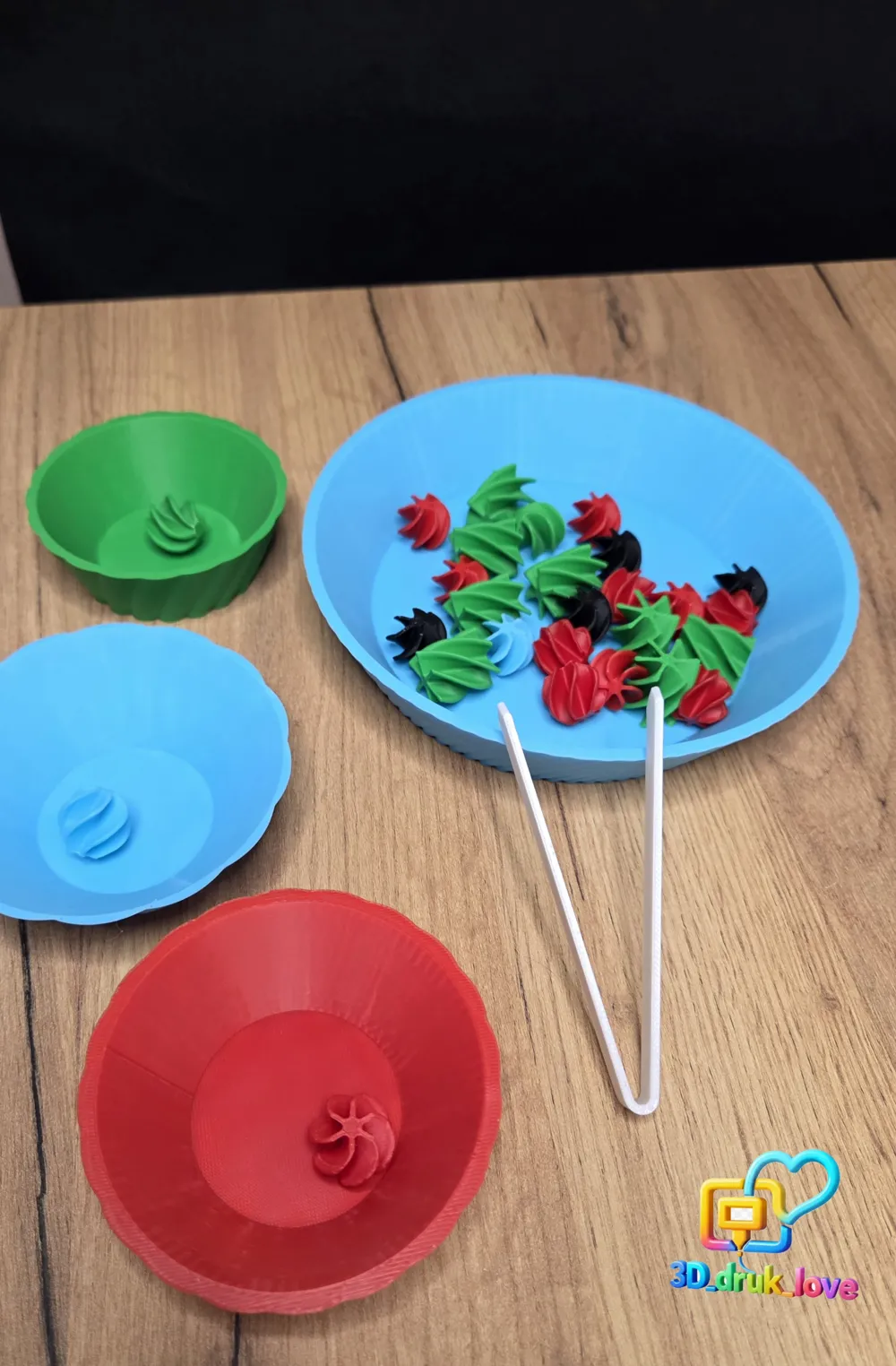Sensory Sorting Game – Fine Motor Skill Toy - Free 3D Print Model ...