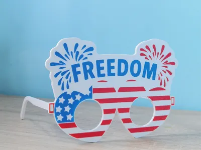 America 250th Anniversary Patriotic Glasses 9