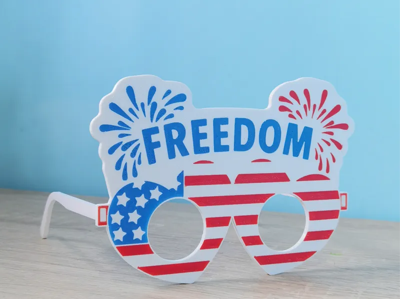 America 250th Anniversary Patriotic Glasses 9