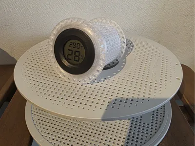 Bambulab Spool Silica Container With Hygrometer