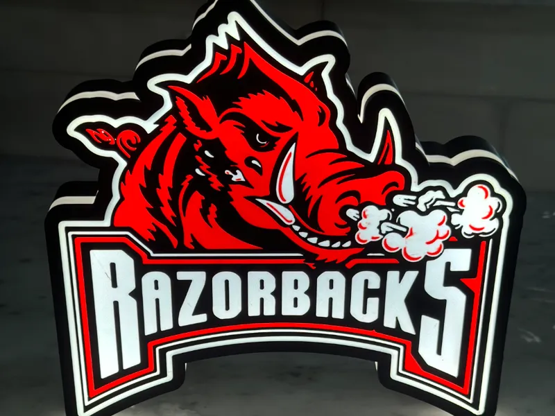 Arkansas Razorbacks Light Box