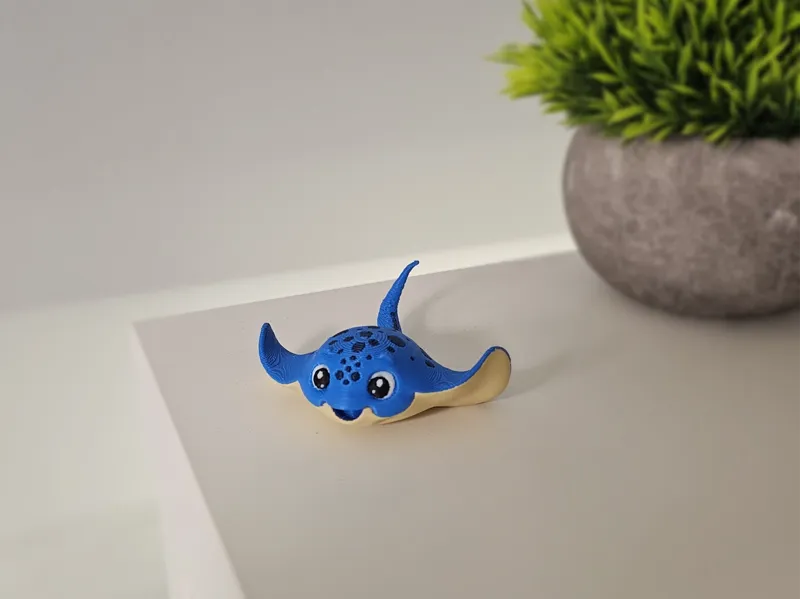 Cute Baby Stingray Figurine