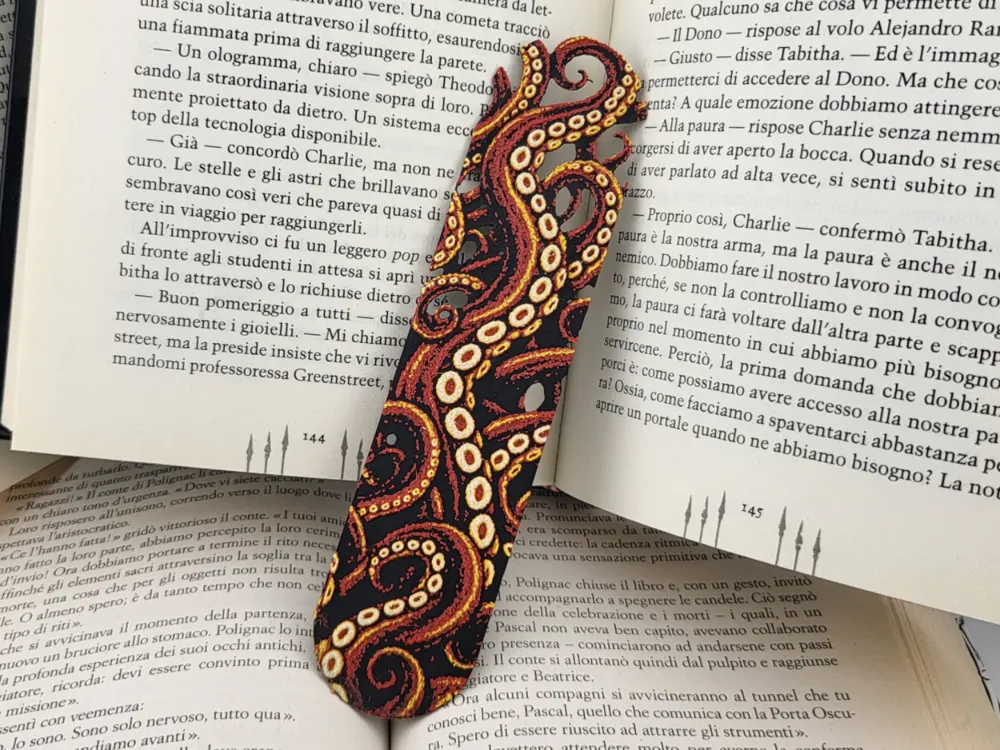 Accesorio de lectura: Octopus Bookmark Tentacle Book Marker Book Decor. Referencia del modelo original.