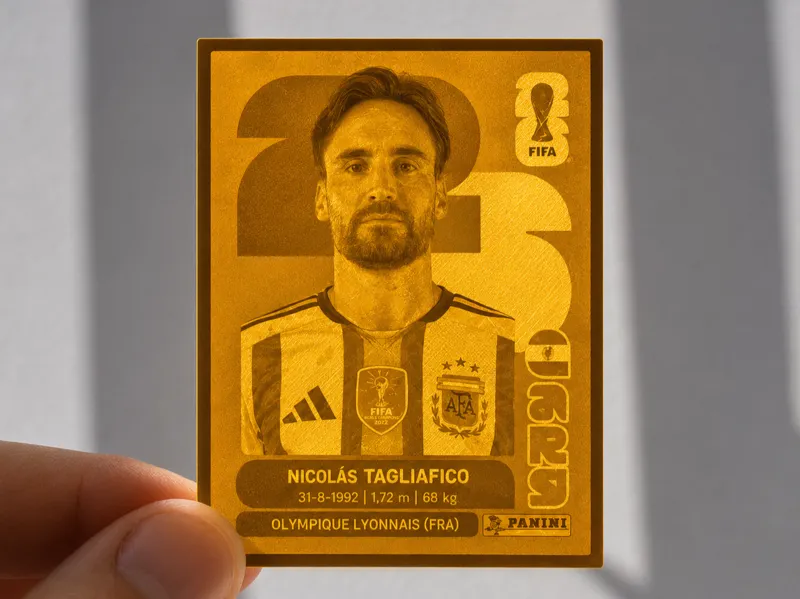 Figurita 3D de Tagliafico (Album Panini 2026)