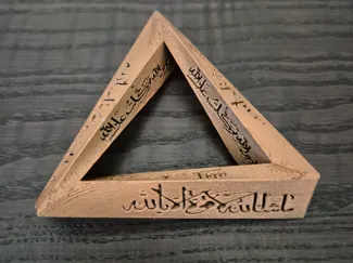 Penrose Triangle Car Decoration 