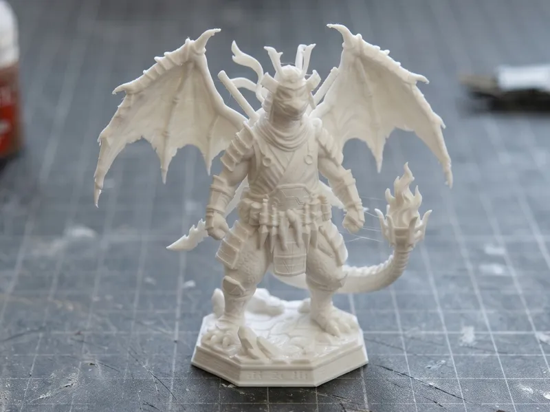 Ninja charizard 3D Print Model 2
