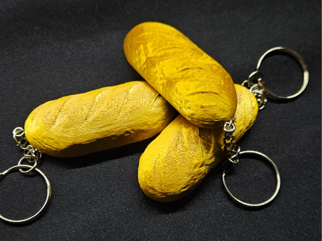 The Golden Bread Keychain