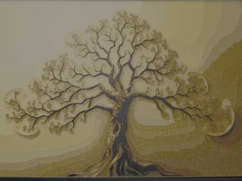 Golden Tree HueForge