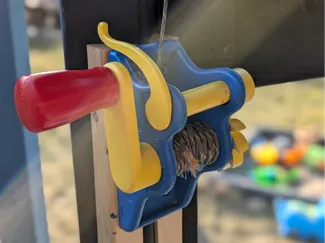 Child's Ratcheting Pully System